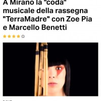 Zoe Pia rassegna Mirano con Marcello Benetti